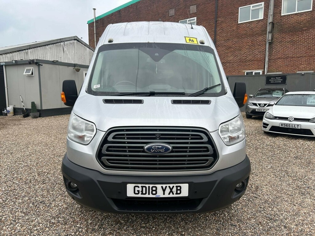 Ford Transit Custom 2.2 Tdci 460 Hdt Trend L4 H3 18 Seats GD18YXB Silver #2