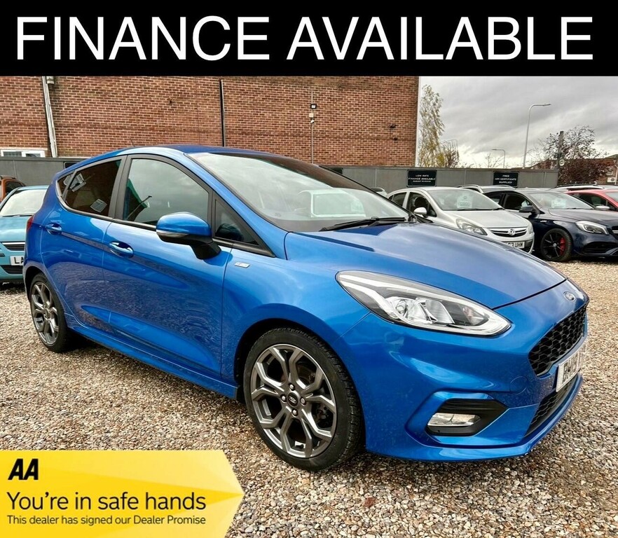 Ford Fiesta 1.0T Ecoboost St-line Euro 6 Ss Blue