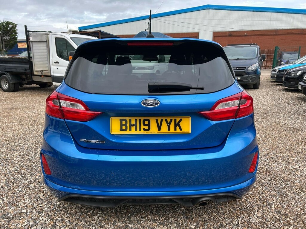 Ford Fiesta 1.0T Ecoboost St-line Euro 6 Ss BH19VYK Blue #5