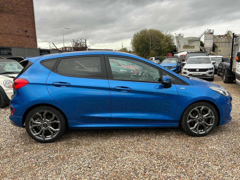 Ford Fiesta 1.0T Ecoboost St-line Euro 6 Ss BH19VYK Blue #6