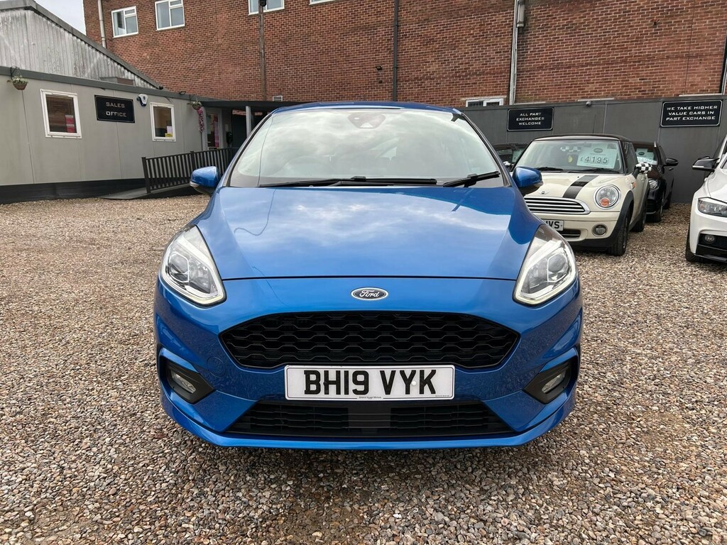 Ford Fiesta 1.0T Ecoboost St-line Euro 6 Ss BH19VYK Blue #2