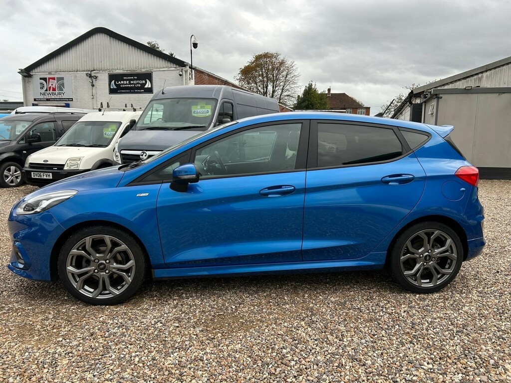 Ford Fiesta 1.0T Ecoboost St-line Euro 6 Ss BH19VYK Blue #4
