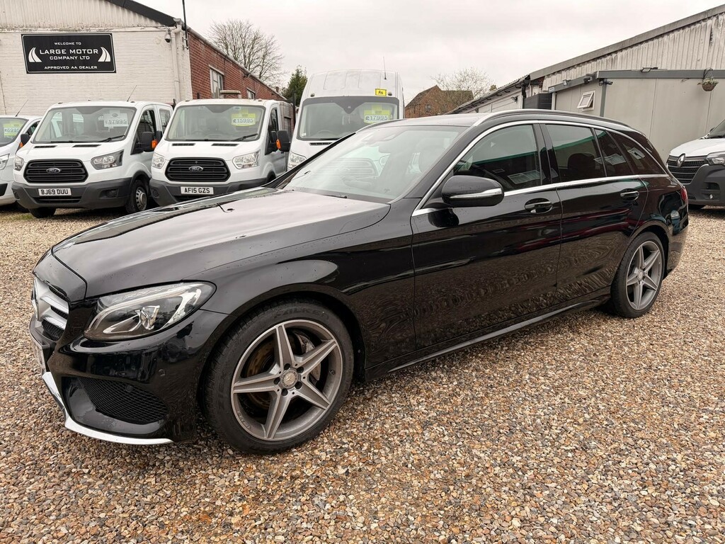 Mercedes-Benz C Class 2.1 Bluetec Amg Line G-tronic Euro 6 Ss HJ64DFD Black #3