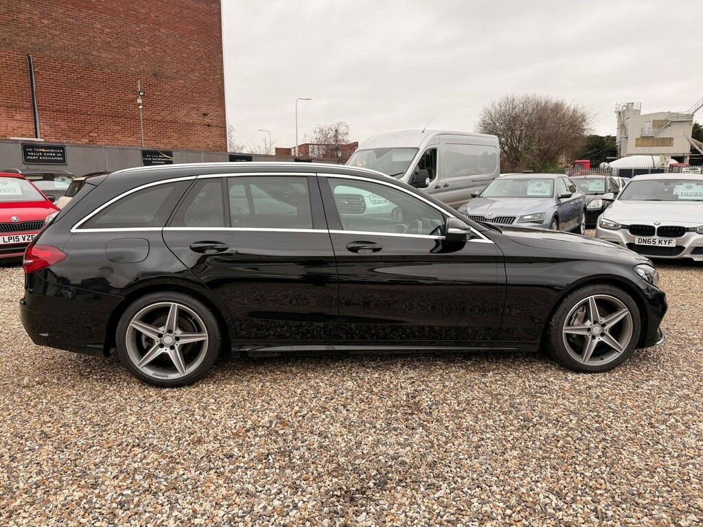 Mercedes-Benz C Class 2.1 Bluetec Amg Line G-tronic Euro 6 Ss HJ64DFD Black #6