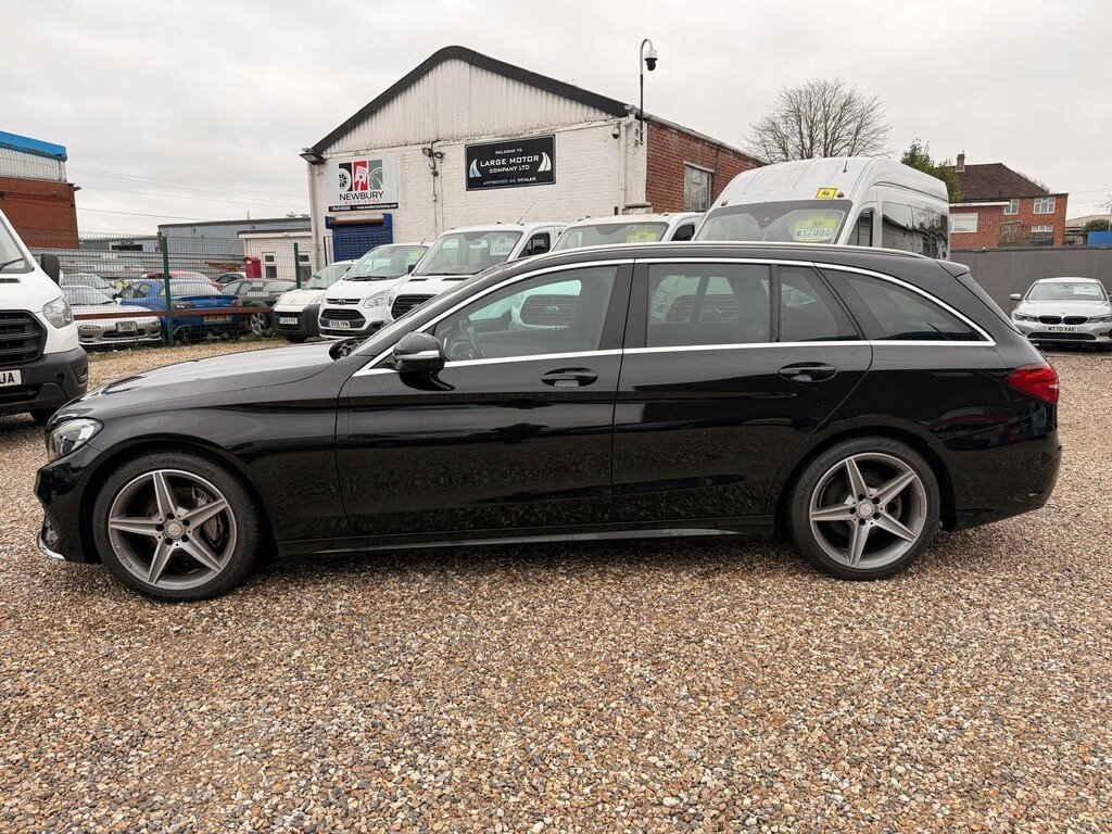 Mercedes-Benz C Class 2.1 Bluetec Amg Line G-tronic Euro 6 Ss HJ64DFD Black #4
