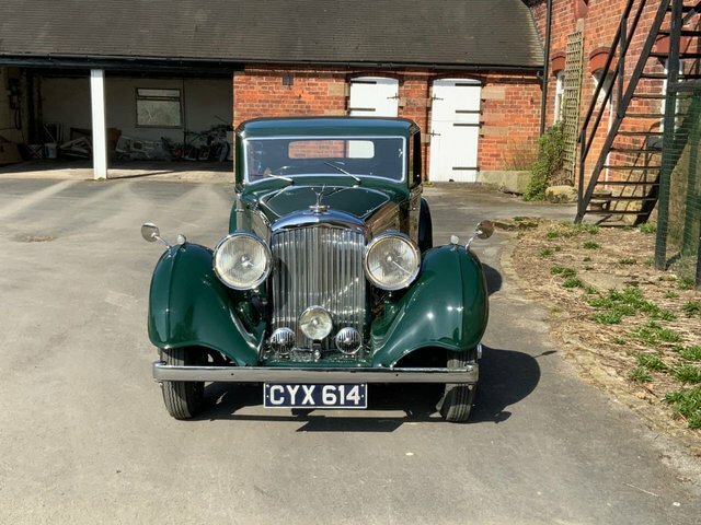 Bentley Continental 1936 Bentley Derby4-litre Sports Saloon By Freesto CYX614 Green #4