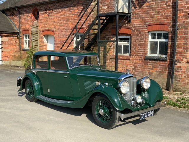 Bentley Continental 1936 Bentley Derby4-litre Sports Saloon By Freesto Green