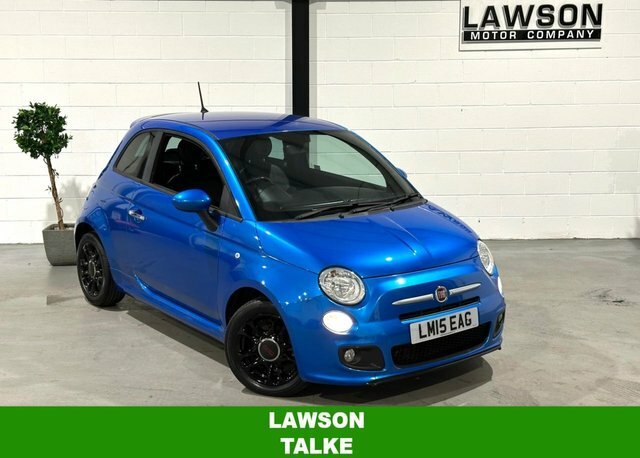 Fiat 500 0.9 Twinair S Hatchback Euro 6 Blue