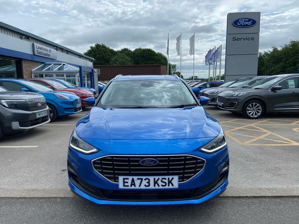 Ford Focus 1.0 Mhev Titanium X Mild Hybrid Estate Low Mi EA73KSK Blue #2