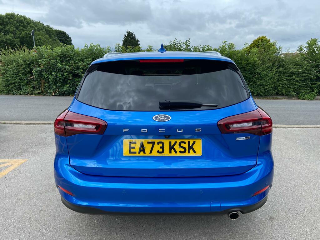 Ford Focus 1.0 Mhev Titanium X Mild Hybrid Estate Low Mi EA73KSK Blue #6