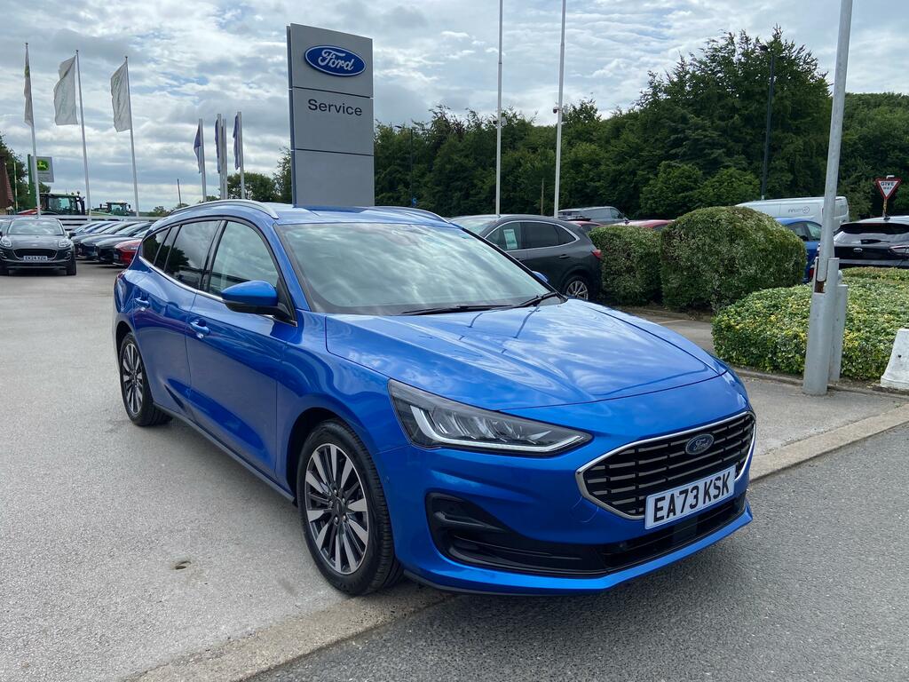 Ford Focus 1.0 Mhev Titanium X Mild Hybrid Estate Low Mi Blue