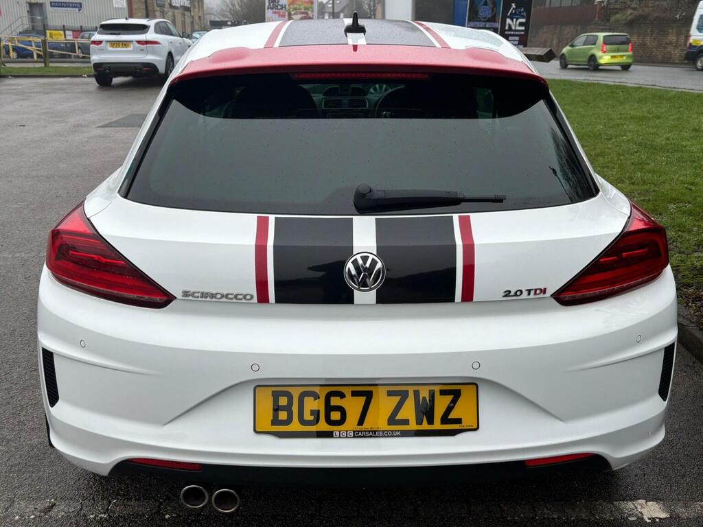 Volkswagen Scirocco Hatchback 2.0 Tdi R-line Dsg Euro 6 Ss 201 White #6