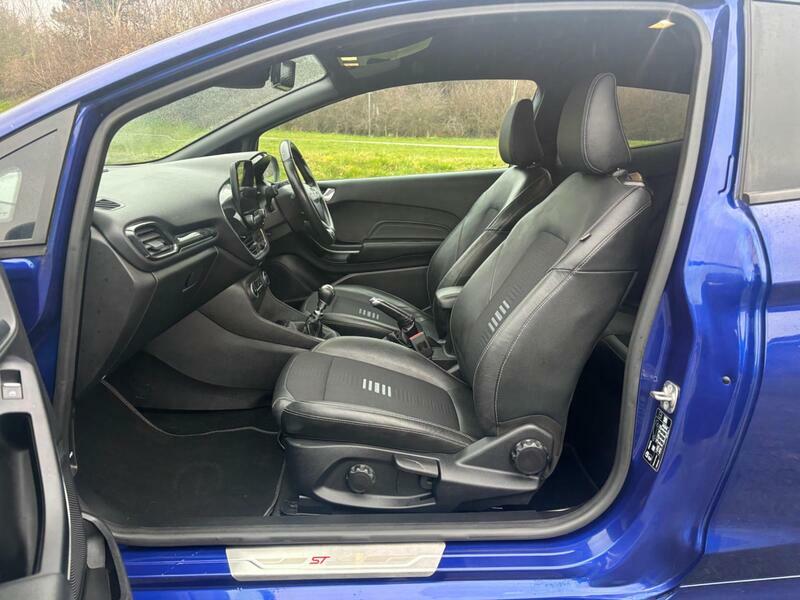 Ford Fiesta 1.0T Ecoboost St-line X Euro 6 Ss BD18VUW Blue #6