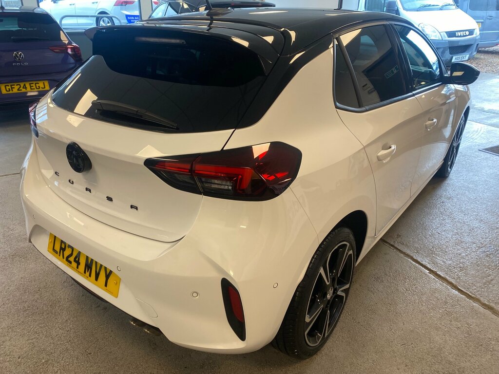 Vauxhall Corsa 1.2 Turbo Gs Hatchback Euro 6 Ss LR24MVY White #3