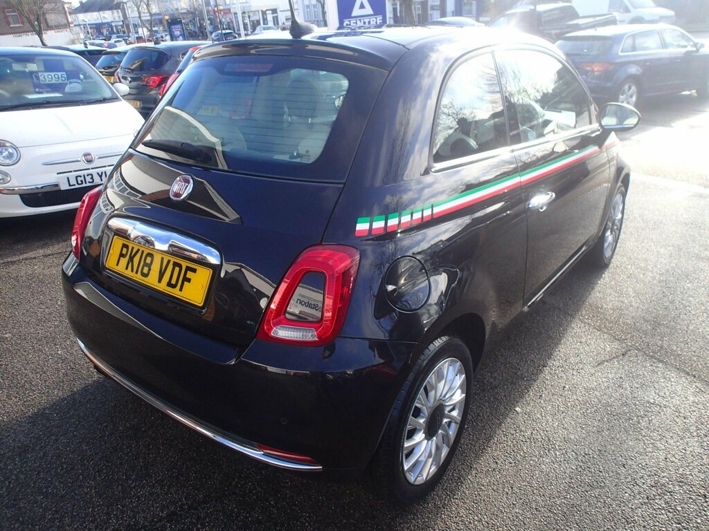 Fiat 500 1.2 Lounge Euro 6 Ss PK18VDF Black #2