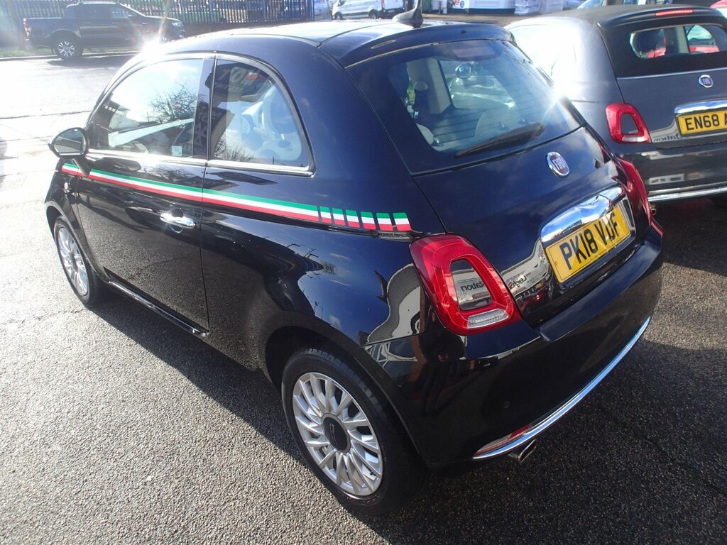 Fiat 500 1.2 Lounge Euro 6 Ss PK18VDF Black #3