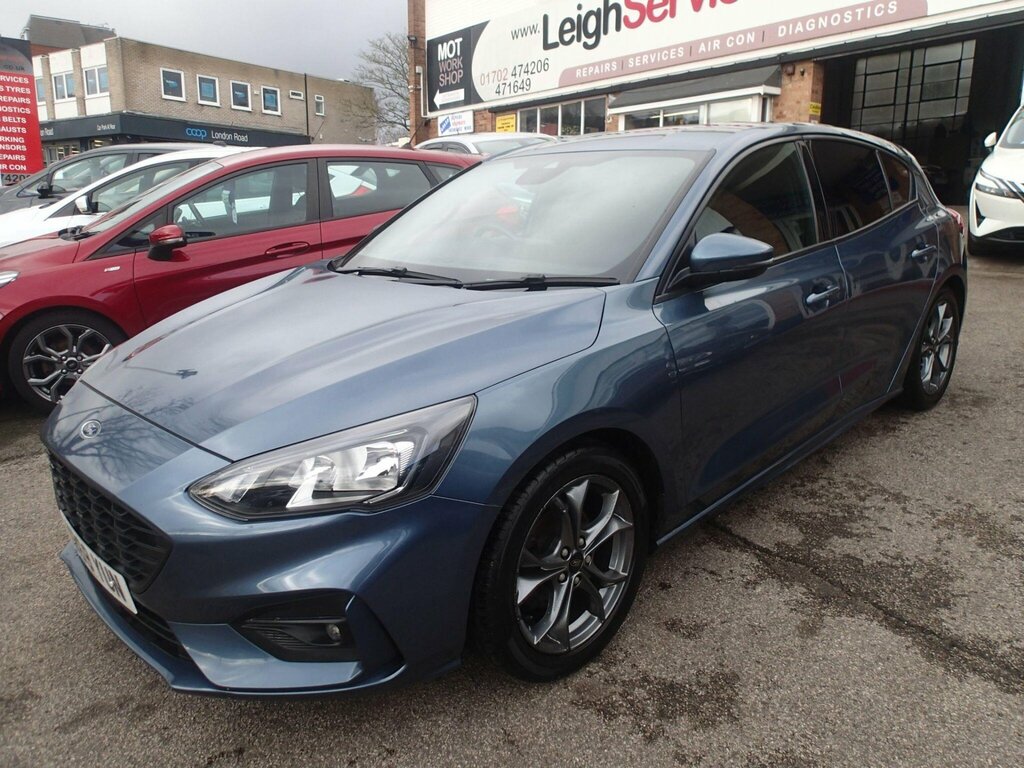 Ford Focus 1.0T Ecoboost St-line Euro 6 Ss YR69YUN Blue #2