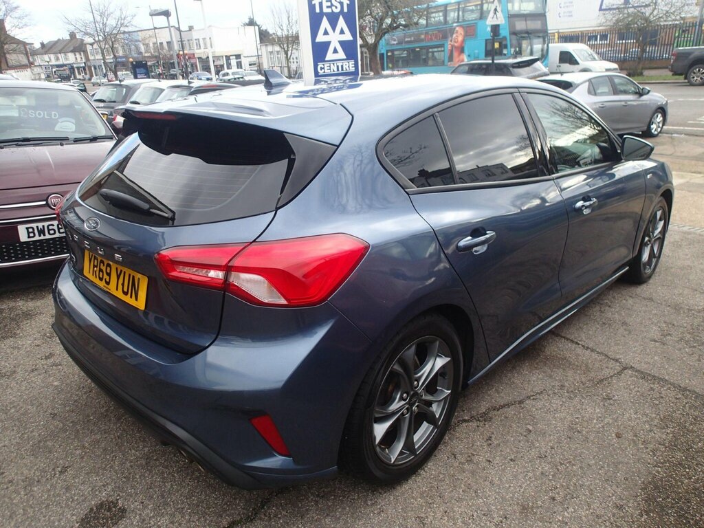 Ford Focus 1.0T Ecoboost St-line Euro 6 Ss YR69YUN Blue #4