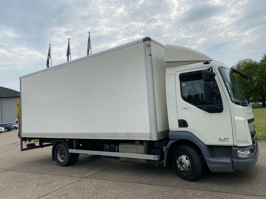 DAF All Models 4.5 L Lf45.160 7.5T Box Lorry White