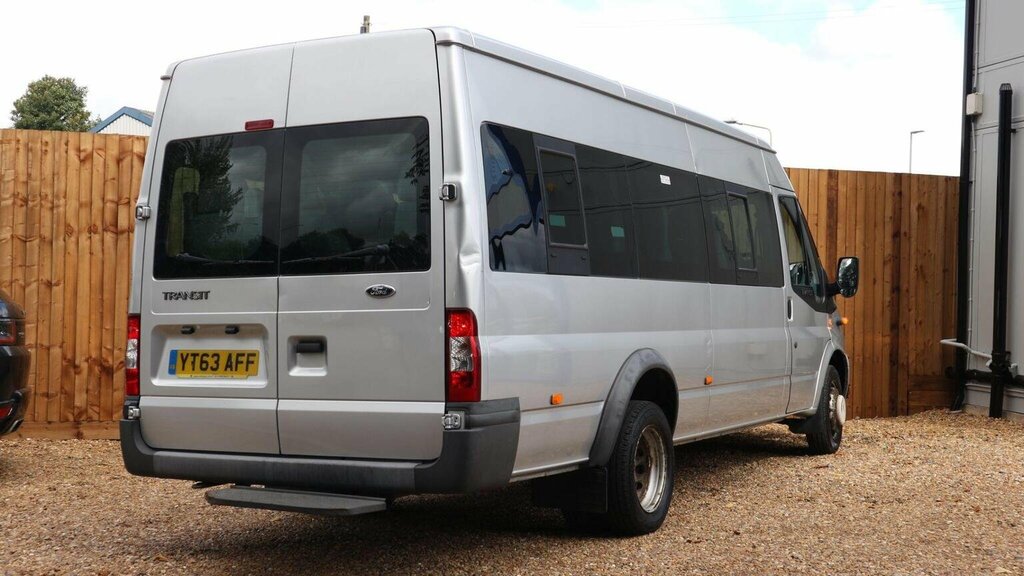 Ford Transit Custom Minibus 2.2 Tdci 430 Hdt Rwd L4 H2 201363 YT63AFF Silver #3
