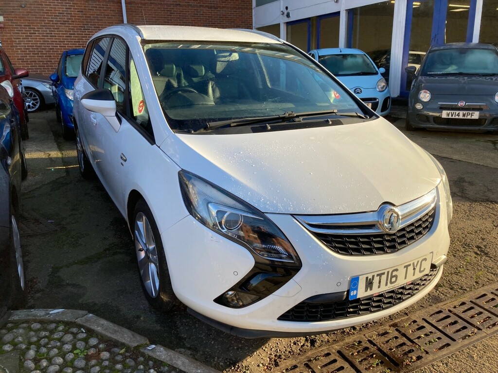 Vauxhall Zafira Tourer 1.4 I Turbo Sri WT16TYC White #2