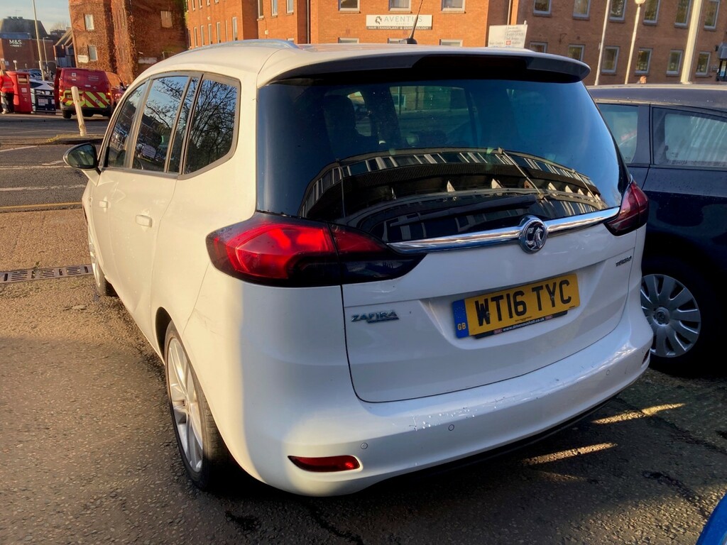 Vauxhall Zafira Tourer 1.4 I Turbo Sri WT16TYC White #5