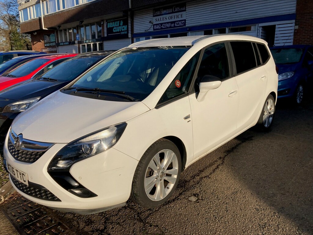 Vauxhall Zafira Tourer 1.4 I Turbo Sri White