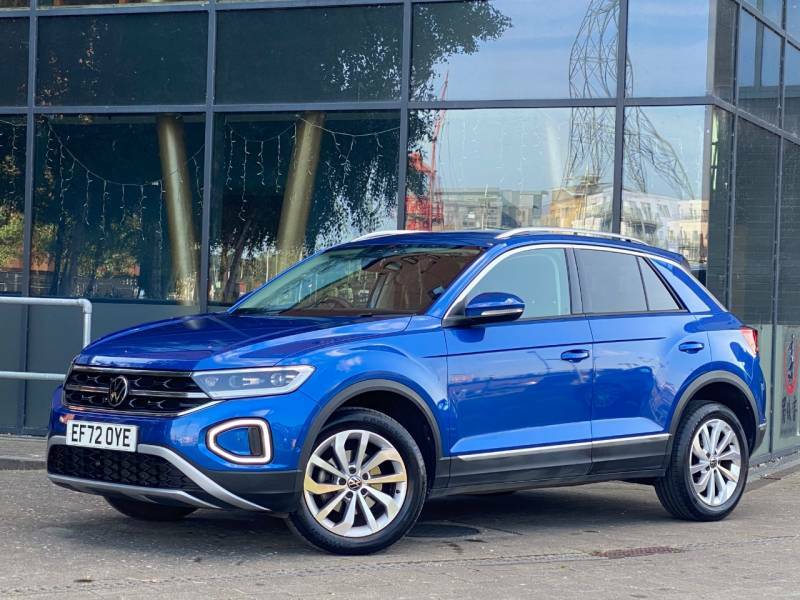 Volkswagen T-Roc 1.0 Tsi Style - 2022 72 EF72OYE Blue #3