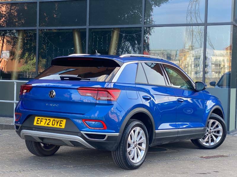 Volkswagen T-Roc 1.0 Tsi Style - 2022 72 EF72OYE Blue #2