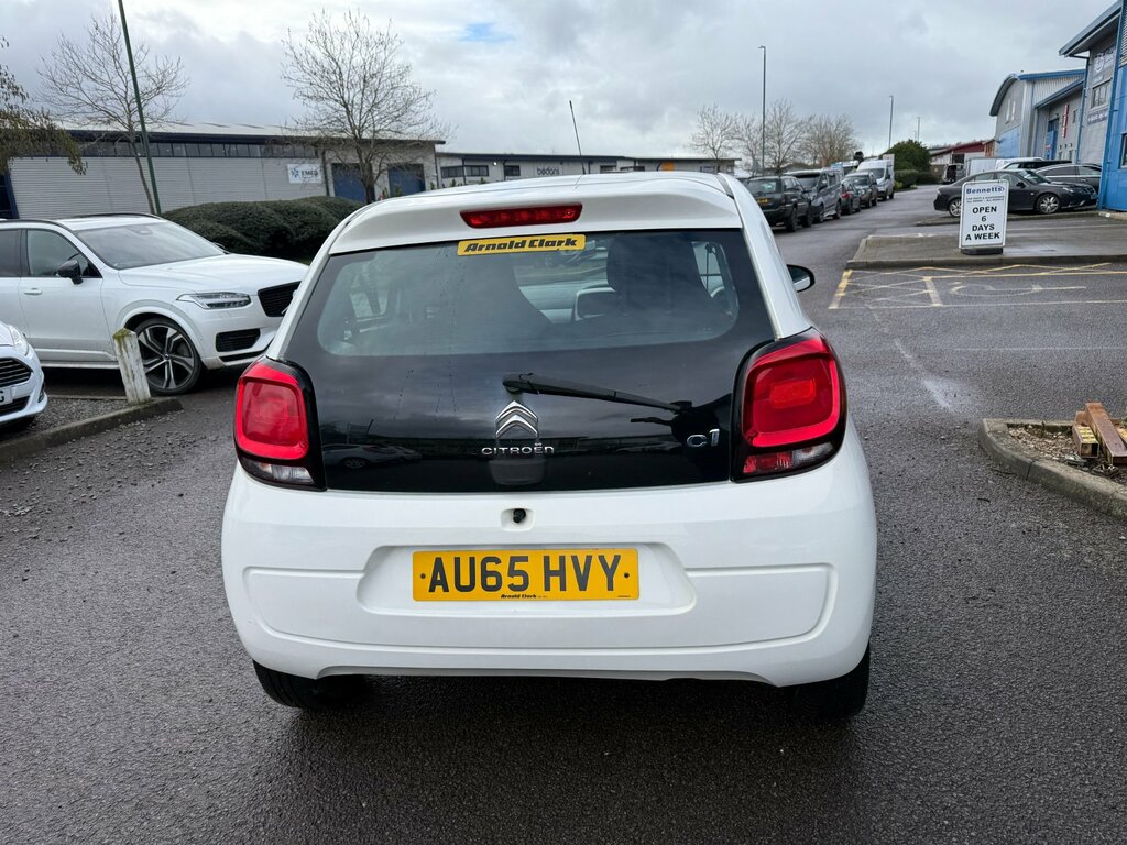 Citroen C1 1.0 Vti Feel Hatchback Euro 6 6 AU65HVY White #6