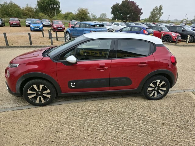 Citroen C3 Puretech Flair Plus Hatchback AO70WMM Red #5