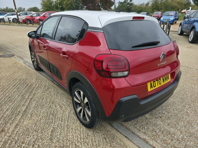 Citroen C3 Puretech Flair Plus Hatchback AO70WMM Red #6