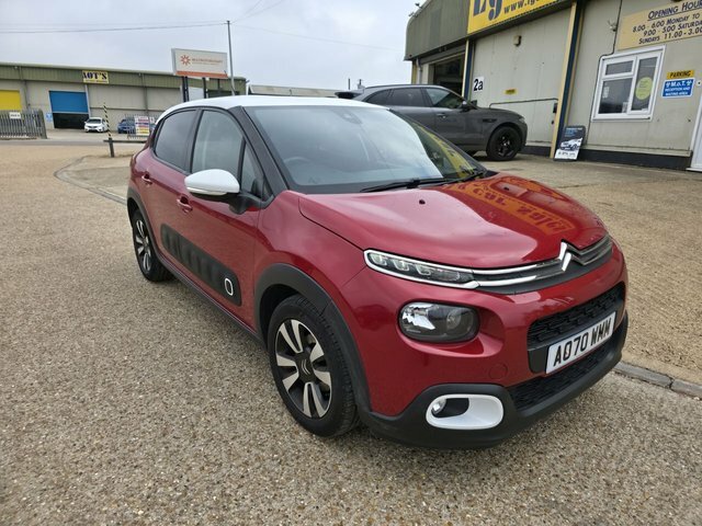 Citroen C3 Puretech Flair Plus Hatchback AO70WMM Red #2
