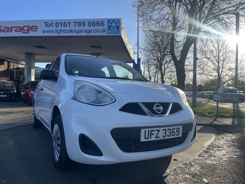 Nissan Micra Visia White