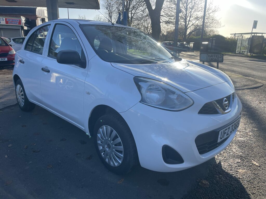 Nissan Micra Visia White #2