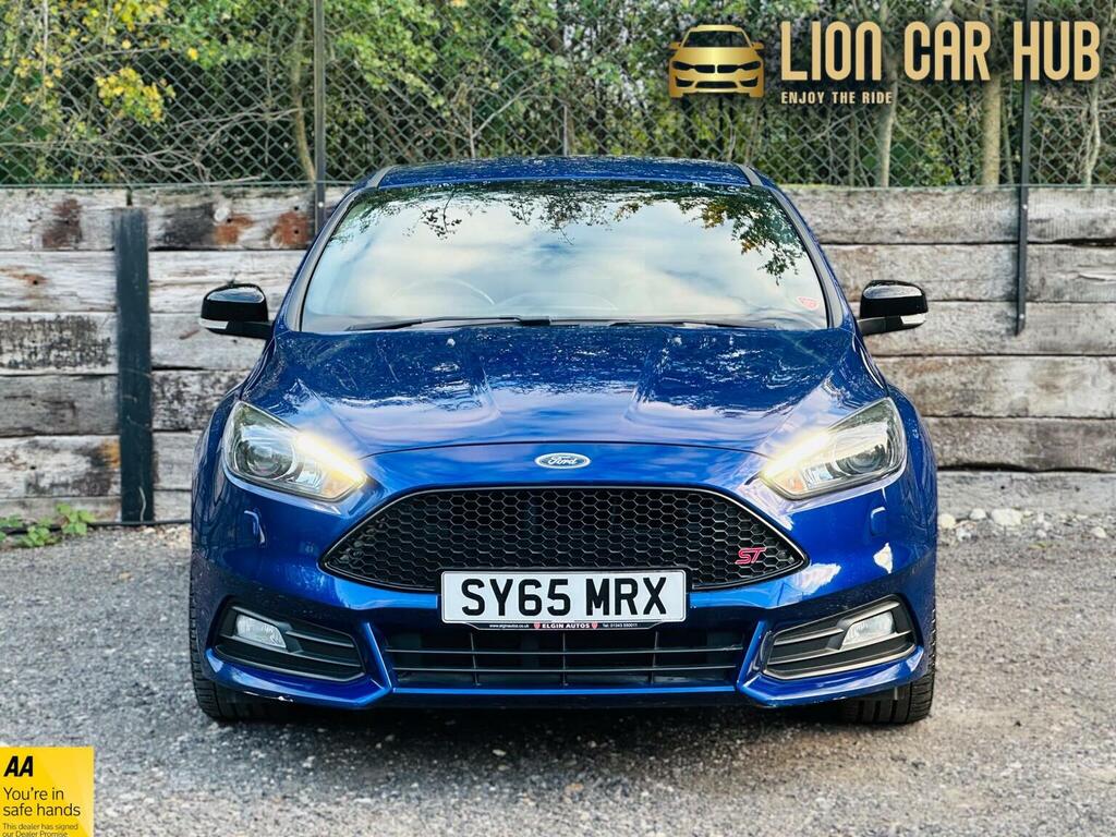 Ford Focus 2.0 Tdci St-3 Euro 6 Ss SY65MRX Blue #4