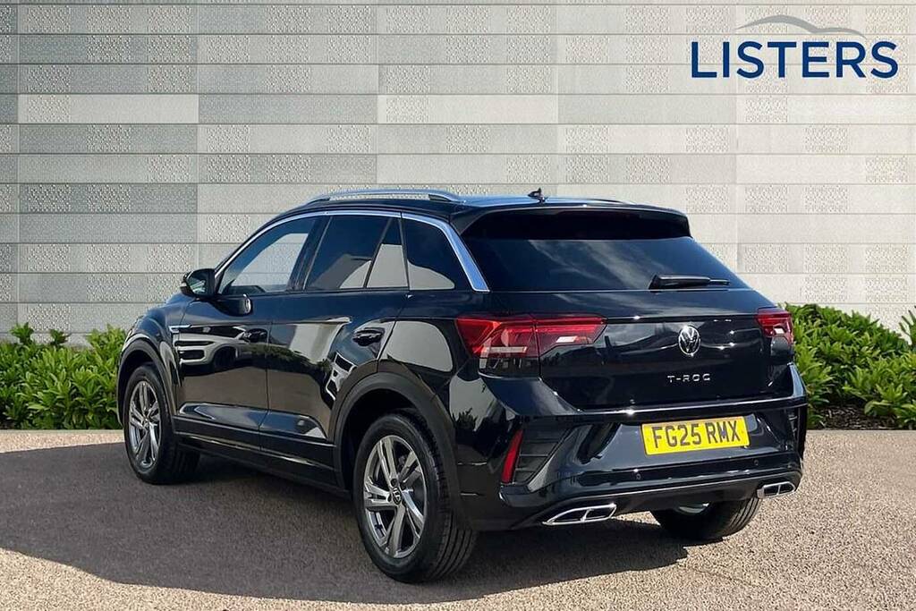 Volkswagen T-Roc 1.5 Tsi R-line Dsg FG25RMX Black #3