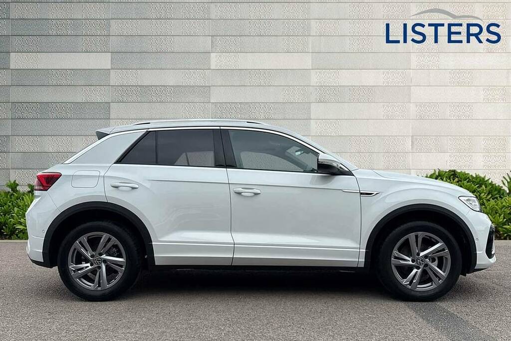 Volkswagen T-Roc 1.5 Tsi R-line Dsg FH25PWX White #4