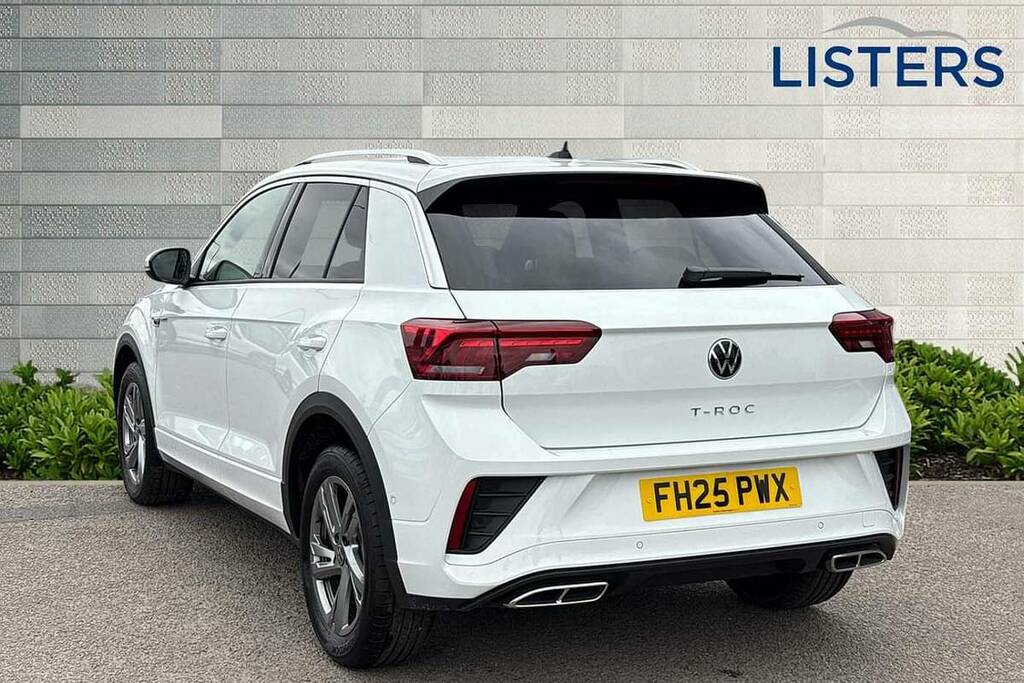 Volkswagen T-Roc 1.5 Tsi R-line Dsg FH25PWX White #3