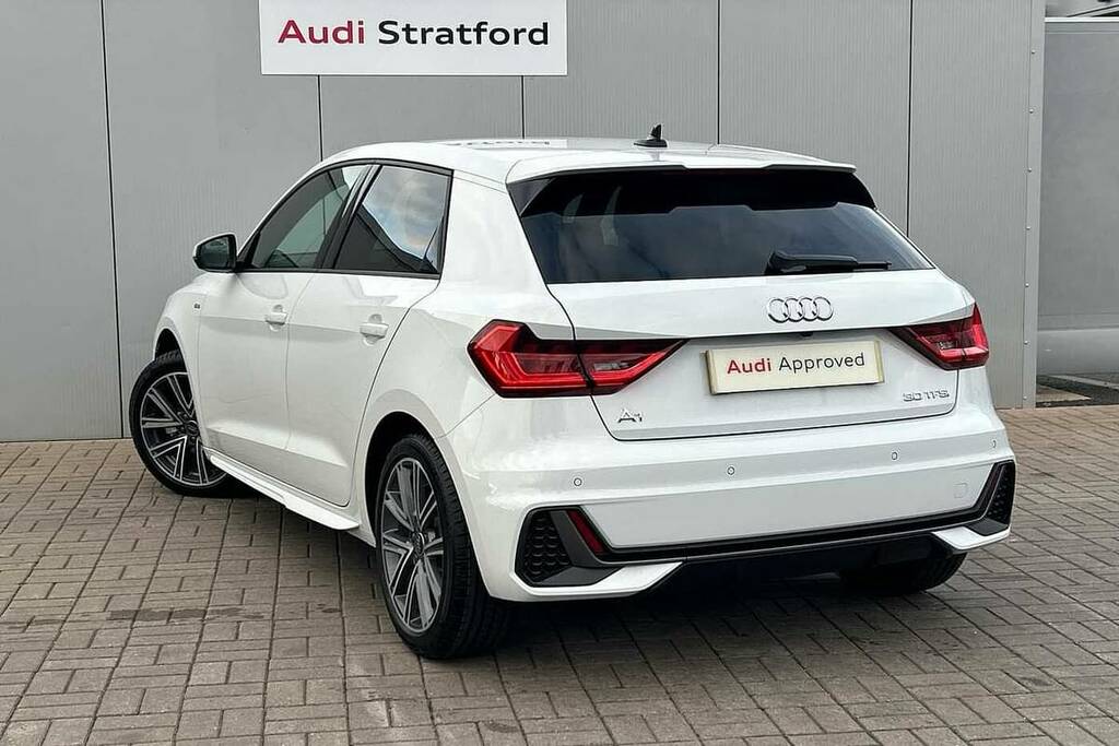 Audi A1 30 Tfsi S Line S Tronic VX75XFY White #3