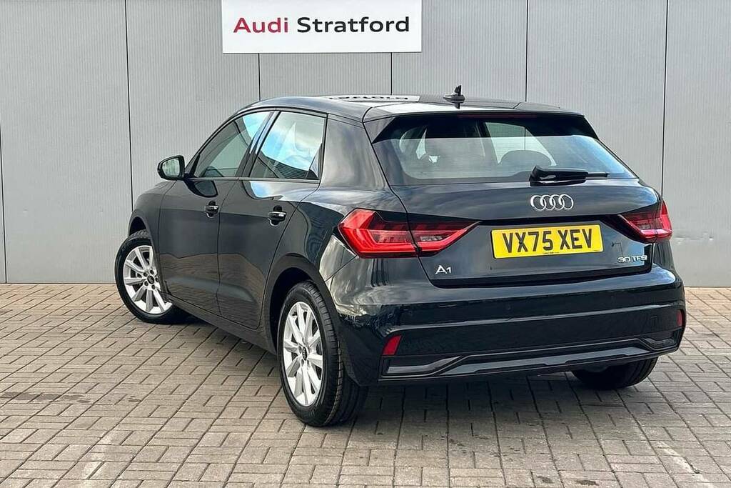 Audi A1 30 Tfsi Sport VX75XEV Black #3