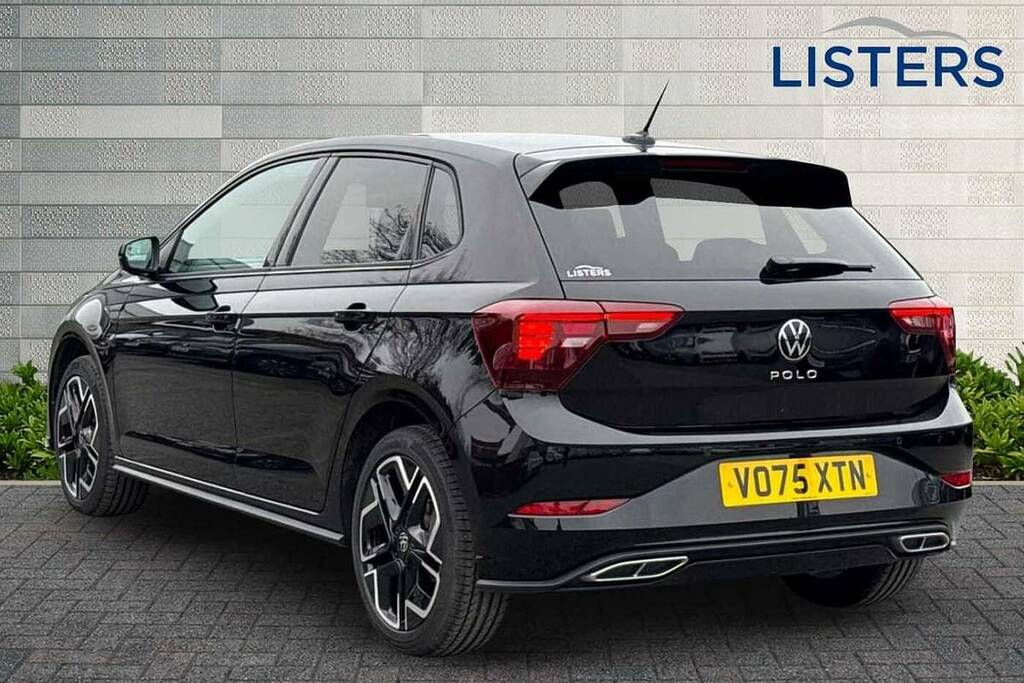 Volkswagen Polo 1.0 Tsi 115 R-line Dsg VO75XTN Black #3