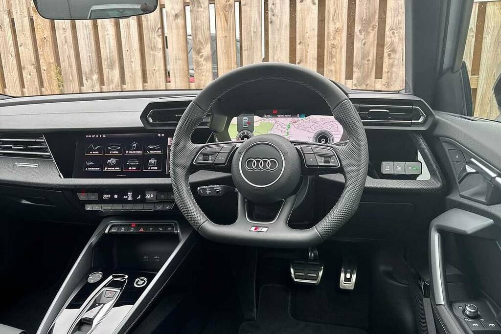 Audi A3 2.0 Tdi 150 Black Edition S Tronic VK75TXY White #6