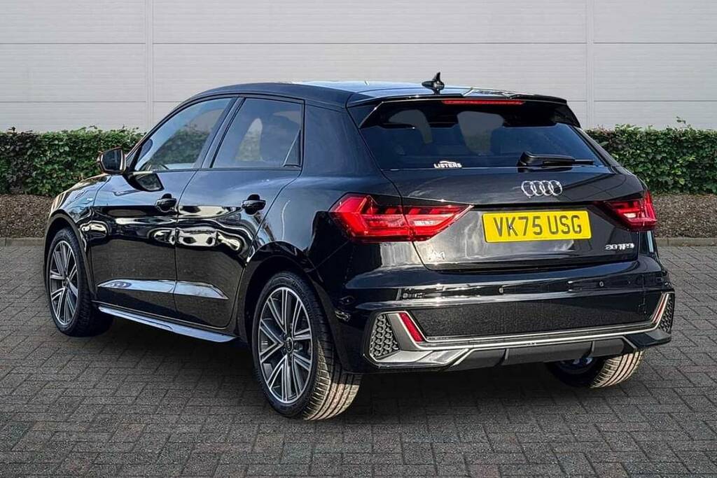 Audi A1 30 Tfsi S Line VK75USG Black #3