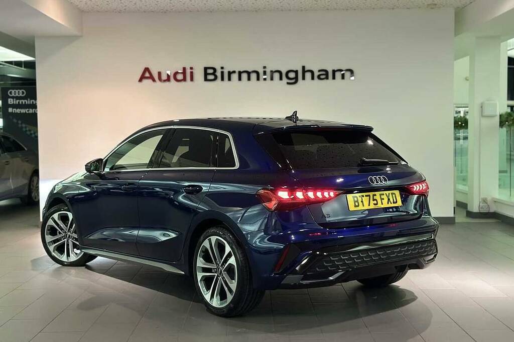 Audi A3 2.0 Tdi 150 S Line S Tronic BT75FXD Blue #3