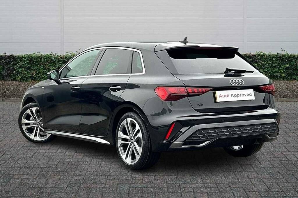 Audi A3 1.5 Tfsi 116 S Line S Tronic VO75TFV Black #3