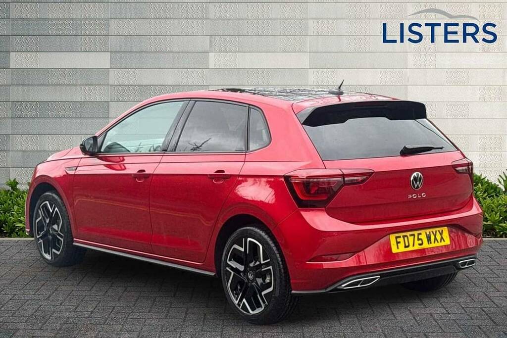 Volkswagen Polo 1.0 Tsi 115 Black Edition Dsg FD75WXX Red #3