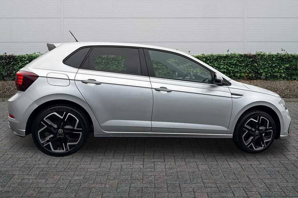 Volkswagen Polo 1.0 Tsi R-line VK75THU Silver #4