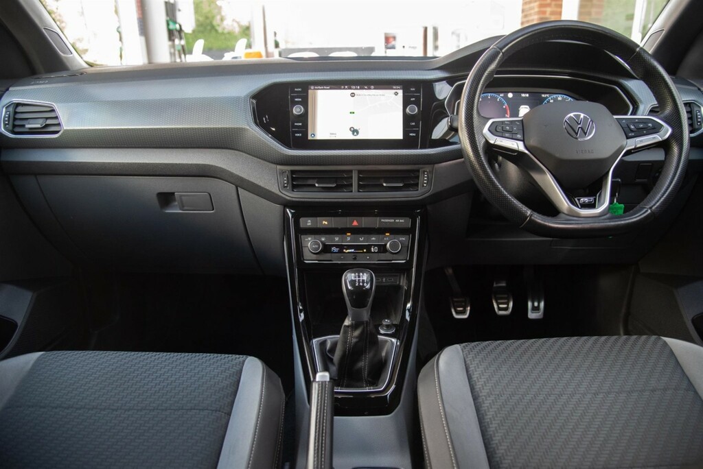 Volkswagen T-Cross 1.0 Tsi R-line Euro 6 Ss VN21DZF Grey #4