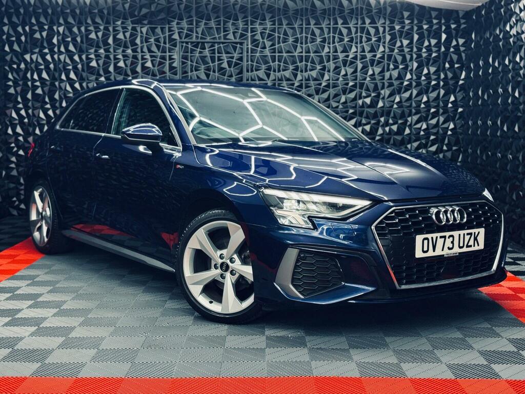 Audi A3 Hatchback 2.0 Tdi 35 S Line Sportback S Tronic Eur Blue